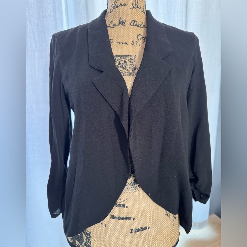 Lace up back women’s blazer